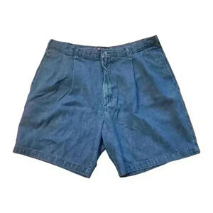 Chaps Polo Ralph Lauren Mens Chino Shorts Denim Sz 38